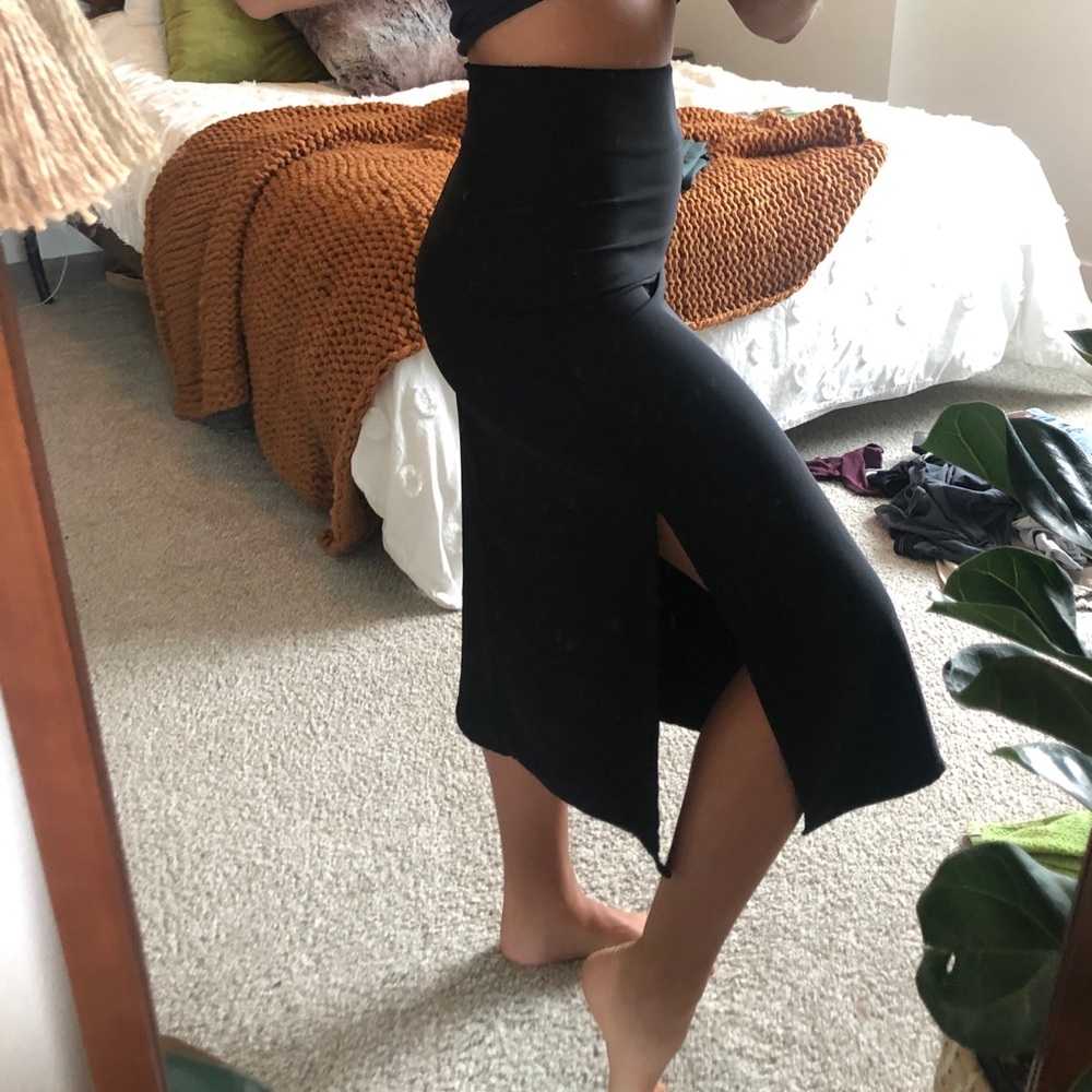 Black Brandy Melville MIDI skirt